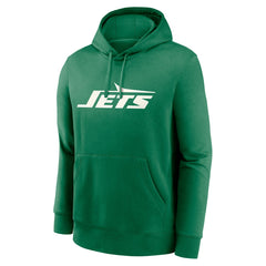 New York Jets Big & Tall Club Logo Pullover Hoodie Green | Nike for Sale
