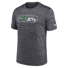 New York Jets Big & Tall Velocity Performance T-Shirt Black | Nike for Sale