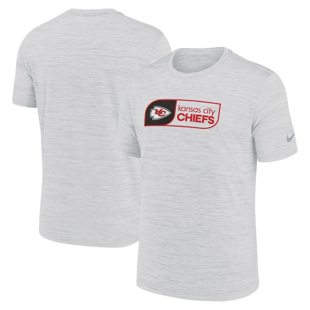 Kansas City Chiefs Big & Tall Velocity Performance T-Shirt White | Nike for Sale