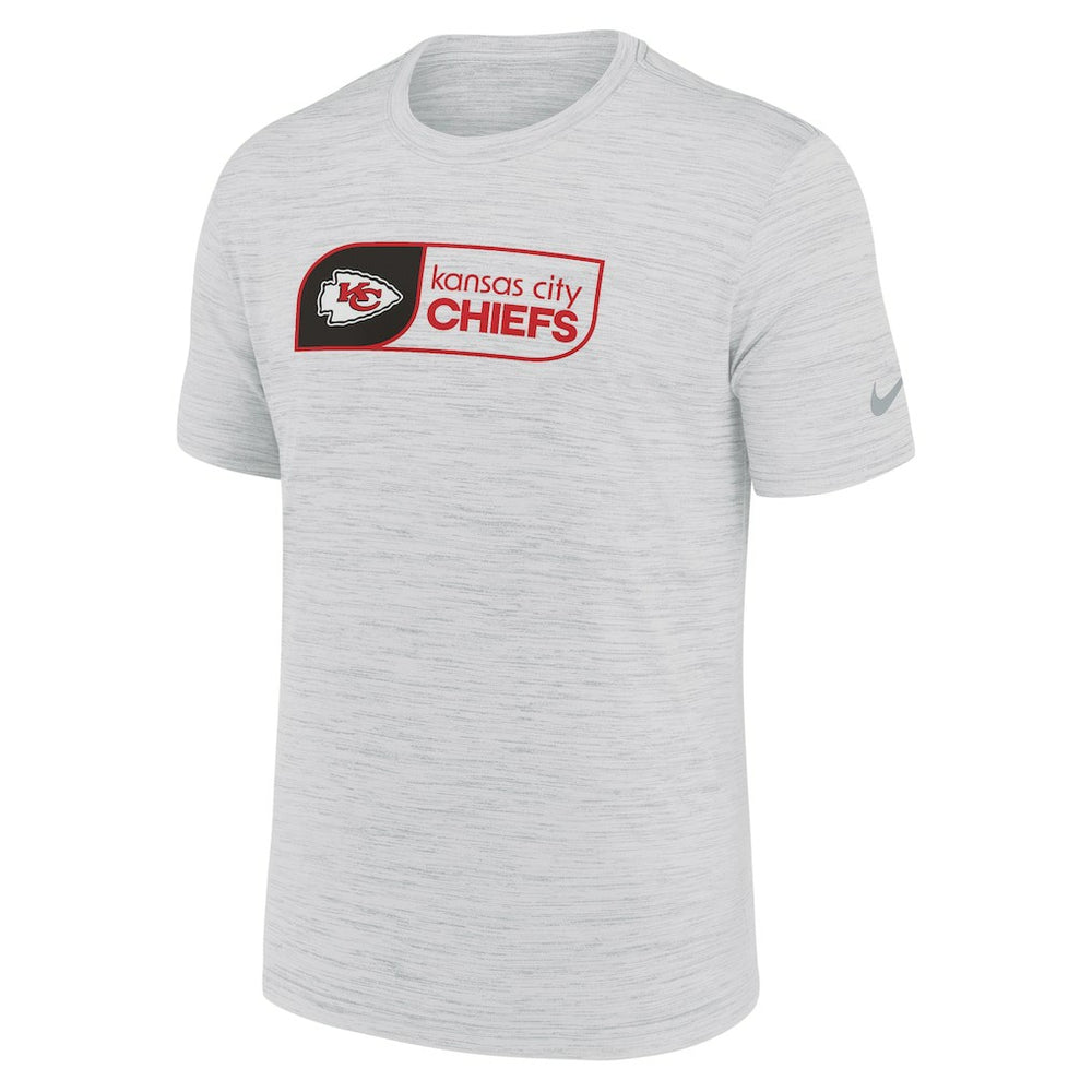 Kansas City Chiefs Big & Tall Velocity Performance T-Shirt White | Nike for Sale