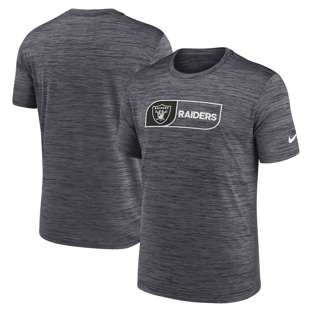 Las Vegas Raiders Big & Tall Velocity Performance T-Shirt Black | Nike for Sale