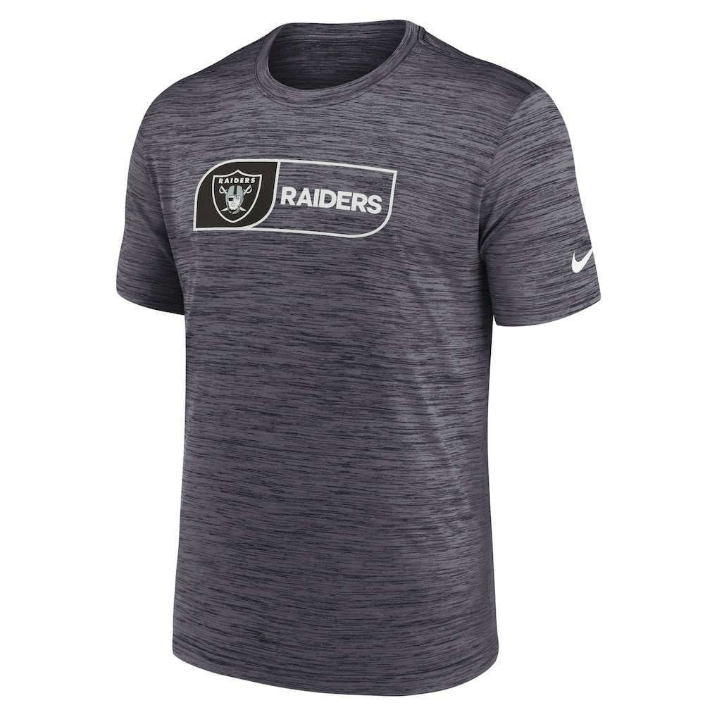 Las Vegas Raiders Big & Tall Velocity Performance T-Shirt Black | Nike for Sale