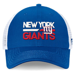 New York Giants Upper Trucker Adjustable Hat Royal/White | Fanatics