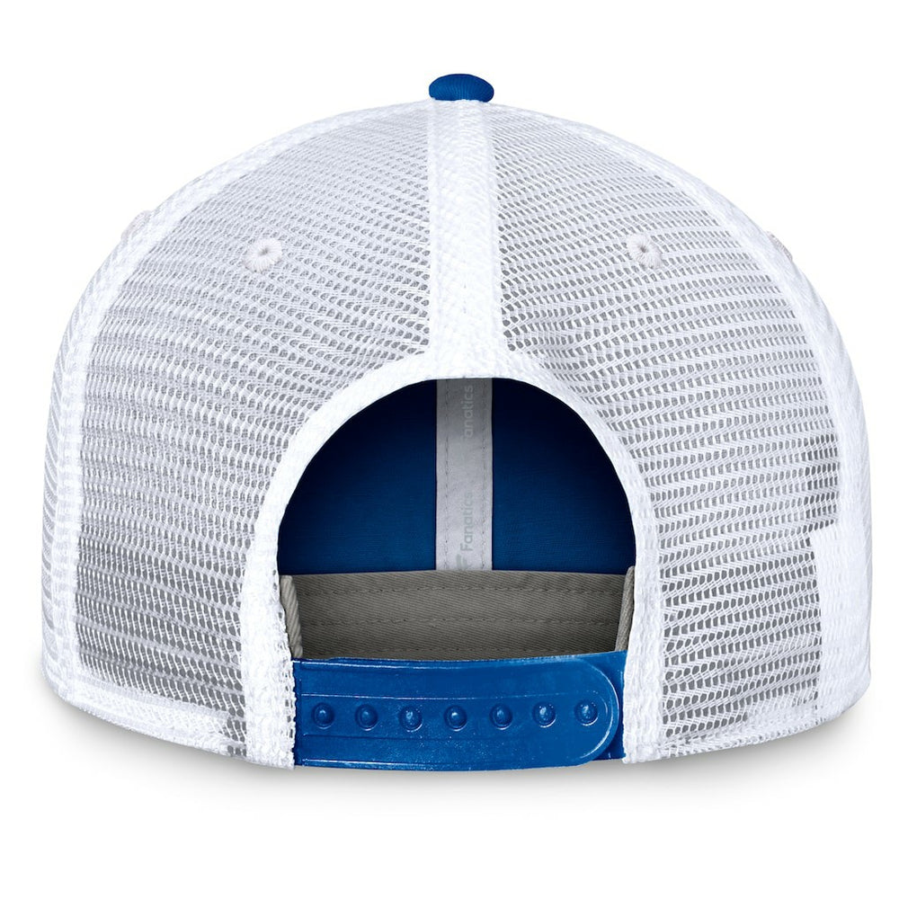 New York Giants Upper Trucker Adjustable Hat Royal/White | Fanatics