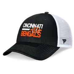 Cincinnati Bengals Upper Trucker Adjustable Hat Black/White | Fanatics