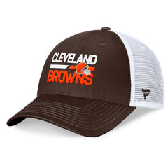 Cleveland Browns Upper Trucker Adjustable Hat Brown/White | Fanatics