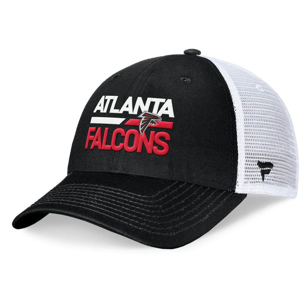 Atlanta Falcons Upper Trucker Adjustable Hat Black/White | Fanatics