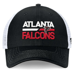 Atlanta Falcons Upper Trucker Adjustable Hat Black/White | Fanatics