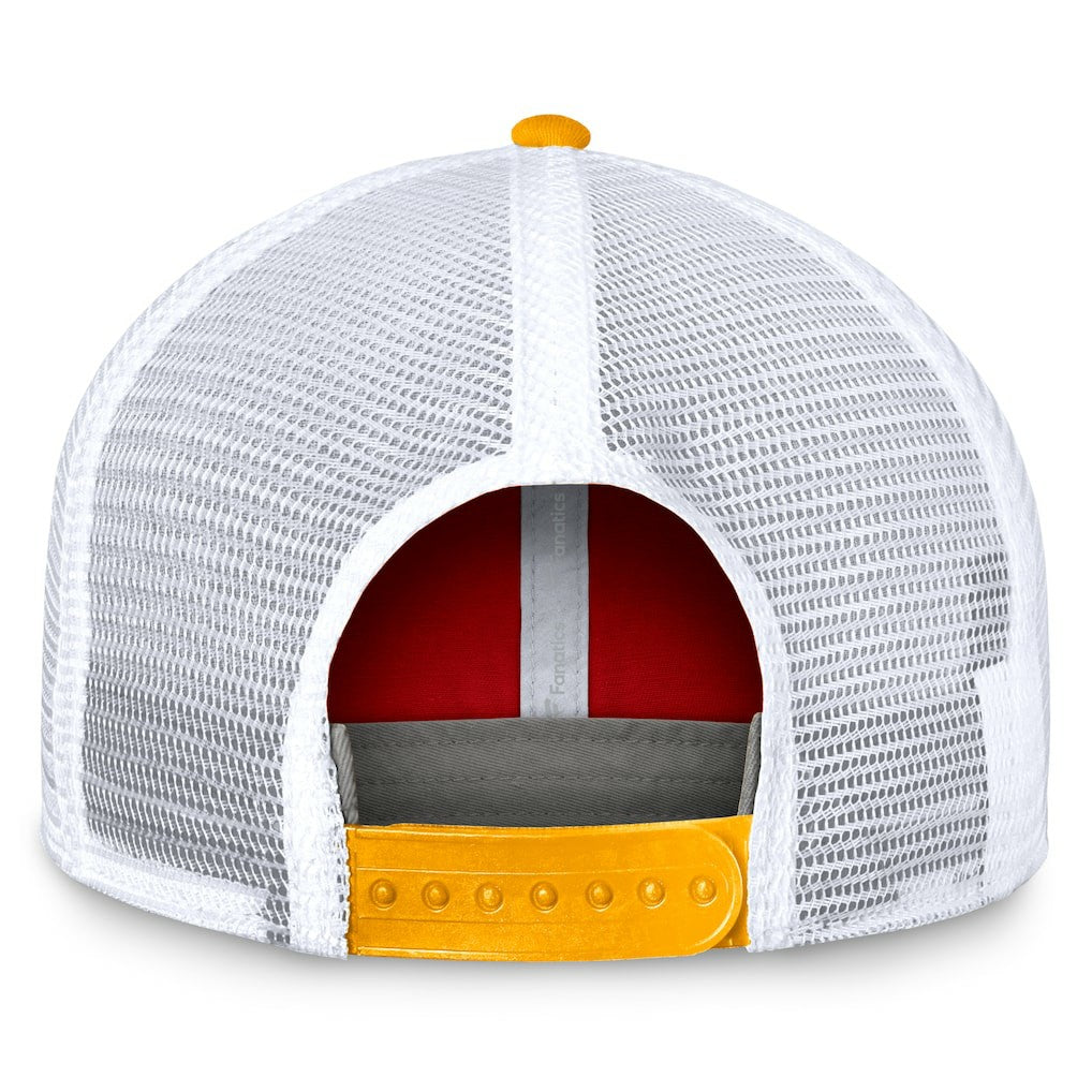 Kansas City Chiefs Bench Trucker Adjustable Hat Red/Gold | Fanatics