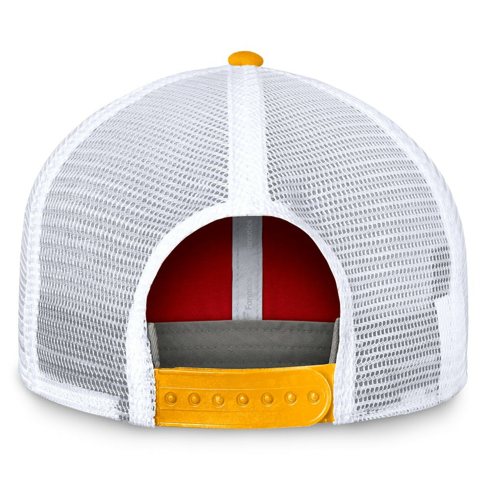 Kansas City Chiefs Bench Trucker Adjustable Hat Red/Gold | Fanatics