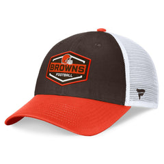 Cleveland Browns Bench Trucker Adjustable Hat Brown/Orange | Fanatics