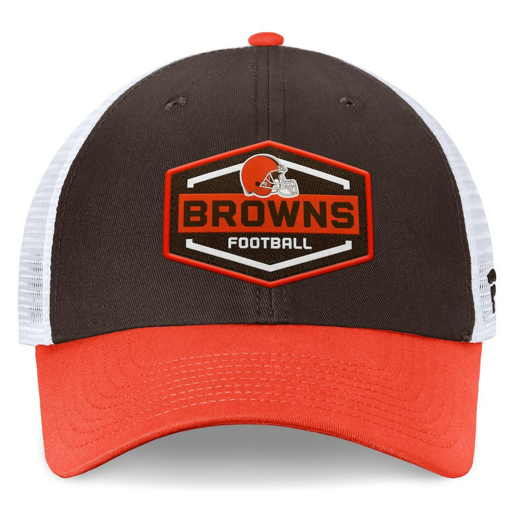 Cleveland Browns Bench Trucker Adjustable Hat Brown/Orange | Fanatics
