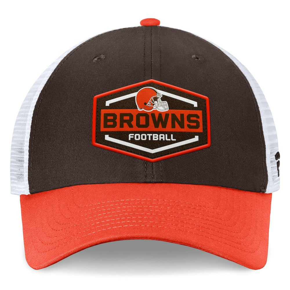 Cleveland Browns Bench Trucker Adjustable Hat Brown/Orange | Fanatics