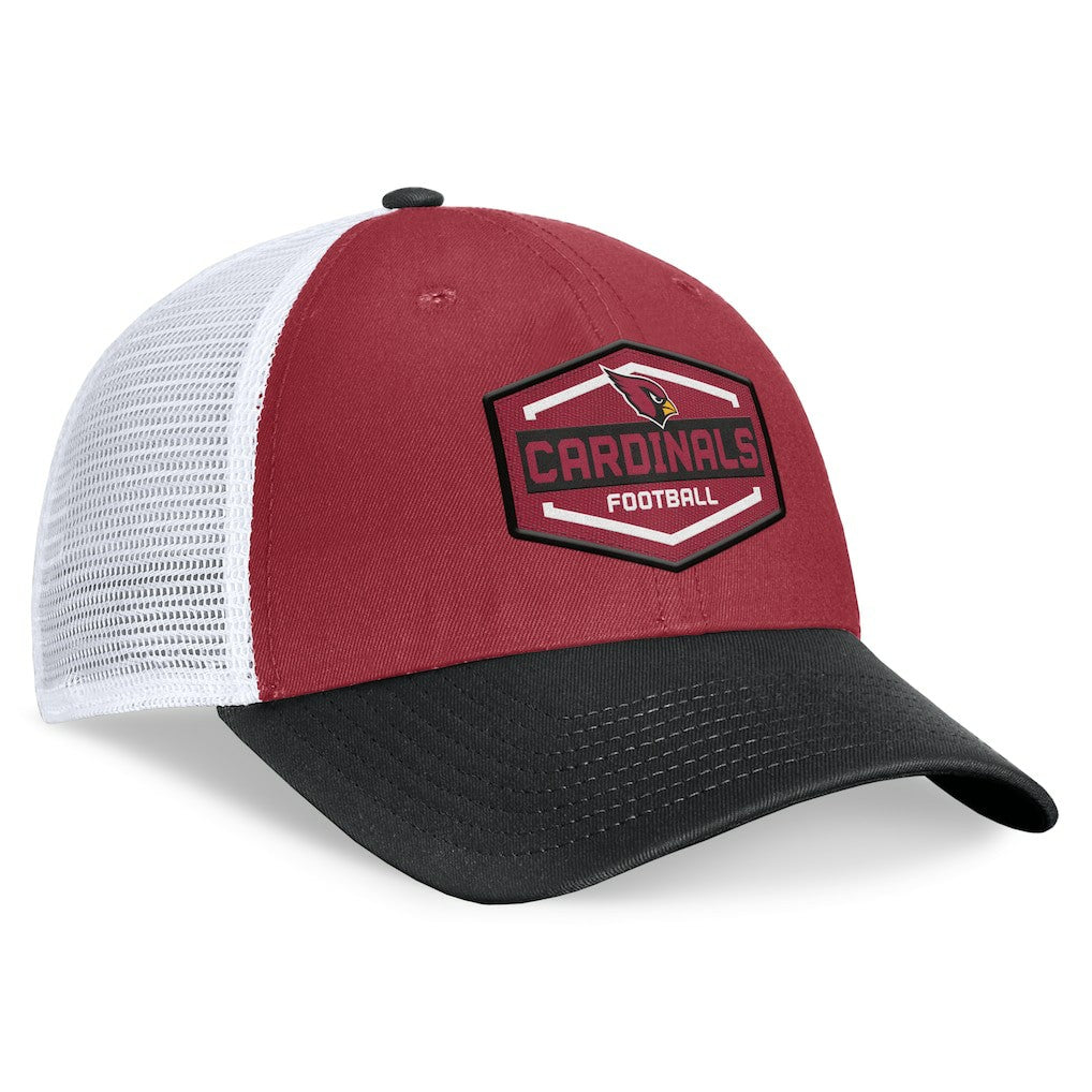 Arizona Cardinals Bench Trucker Adjustable Hat Cardinal/Black | Fanatics