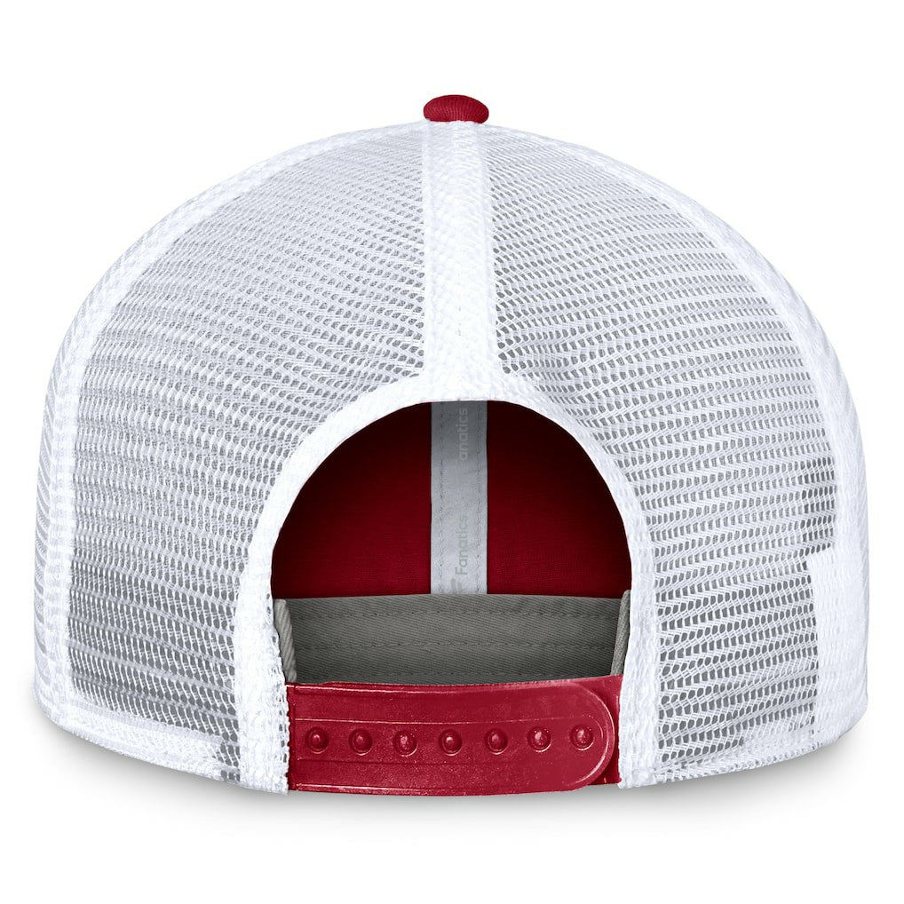 Atlanta Falcons Bench Trucker Adjustable Hat Black/Red | Fanatics