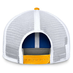 Los Angeles Rams Bench Trucker Adjustable Hat Royal/Gold | Fanatics