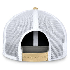 New Orleans Saints Bench Trucker Adjustable Hat Black/Gold | Fanatics