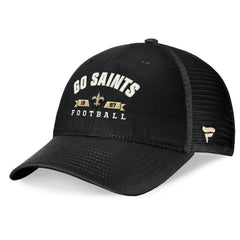 New Orleans Saints Timeout Trucker Adjustable Hat Black | Fanatics