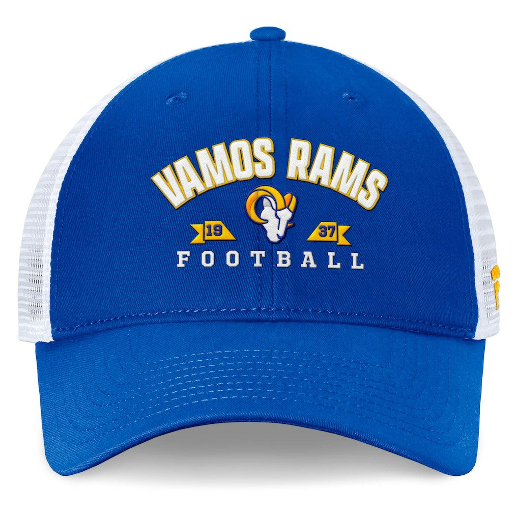 Los Angeles Rams Timeout Trucker Adjustable Hat Royal | Fanatics