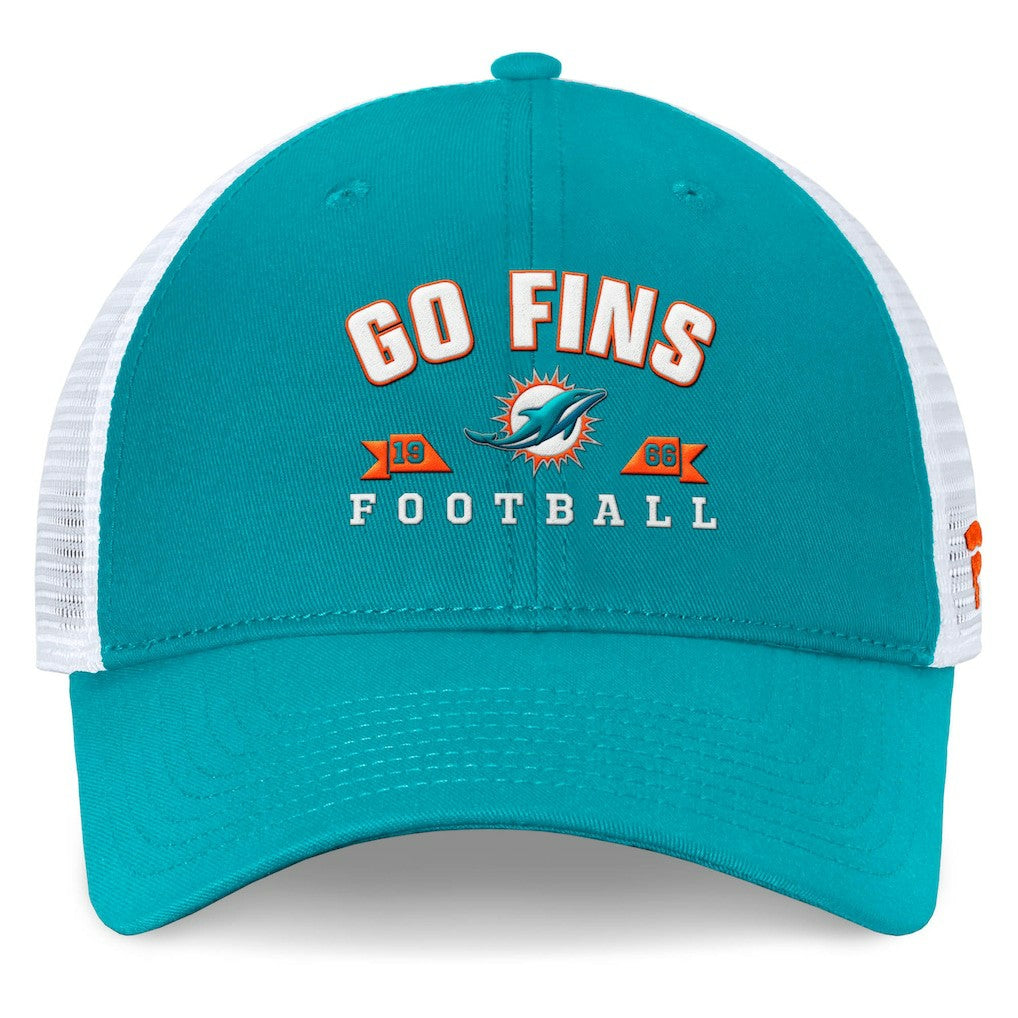 Miami Dolphins Timeout Trucker Adjustable Hat Aqua | Fanatics