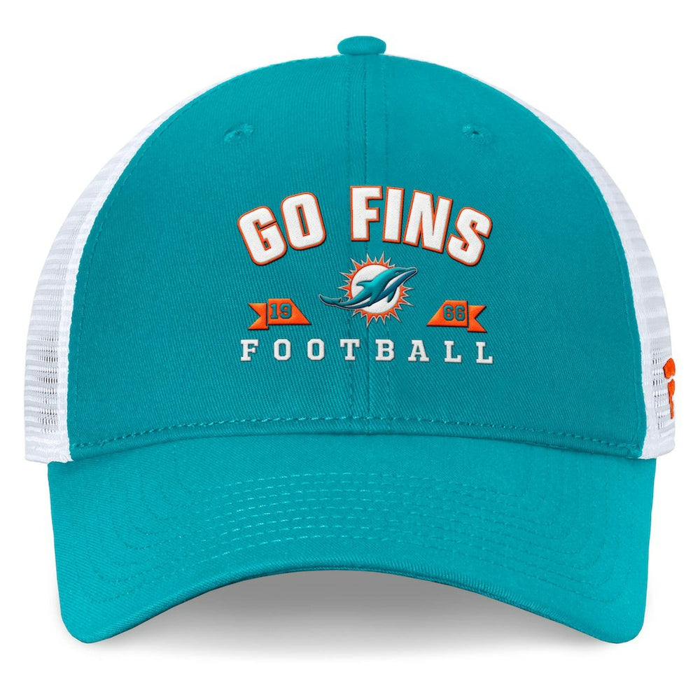 Miami Dolphins Timeout Trucker Adjustable Hat Aqua | Fanatics