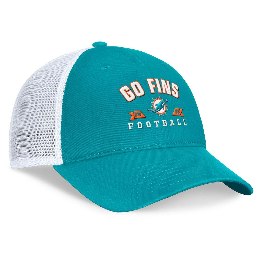 Miami Dolphins Timeout Trucker Adjustable Hat Aqua | Fanatics