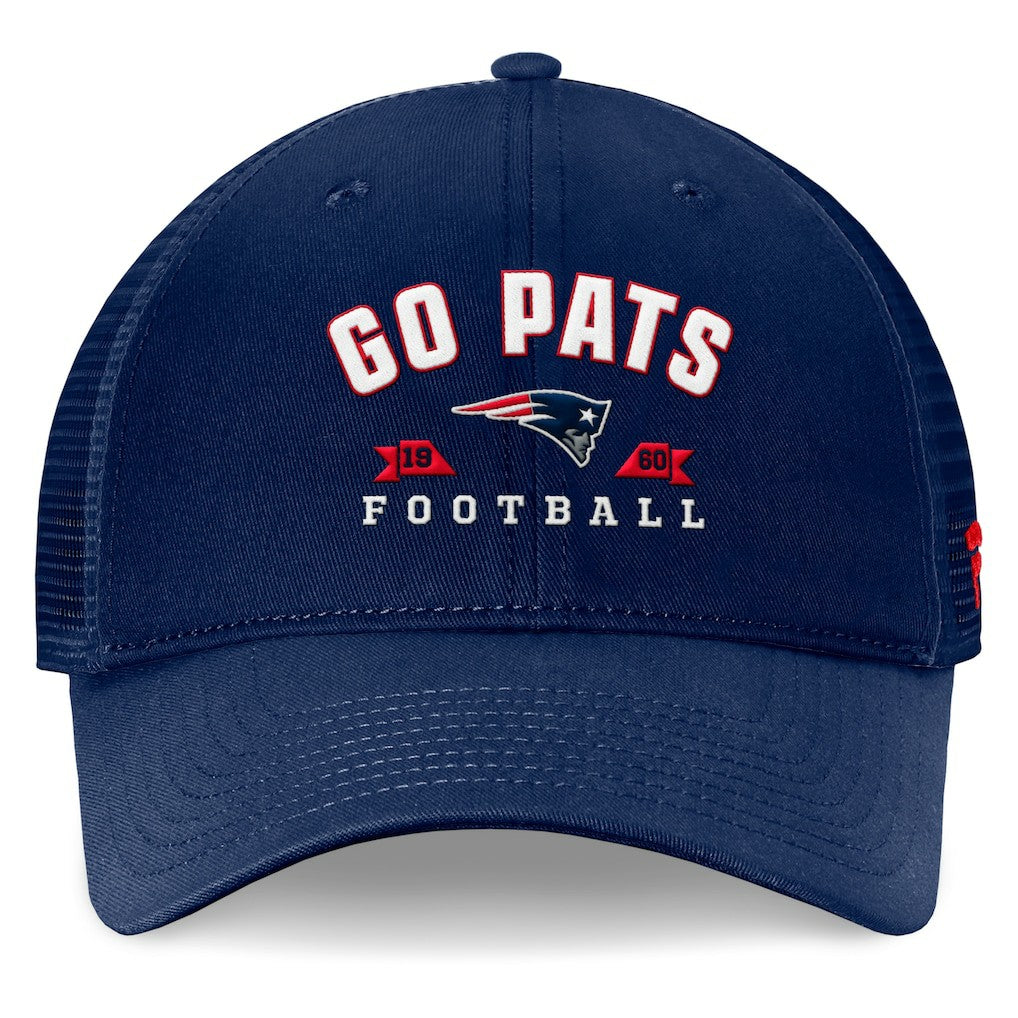 New England Patriots Timeout Trucker Adjustable Hat Navy | Fanatics