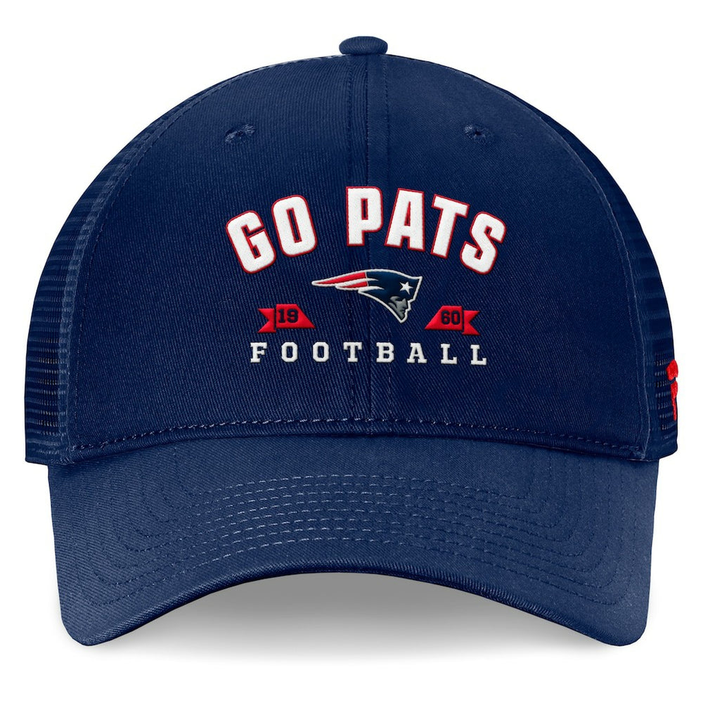 New England Patriots Timeout Trucker Adjustable Hat Navy | Fanatics