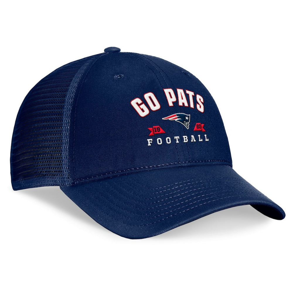 New England Patriots Timeout Trucker Adjustable Hat Navy | Fanatics
