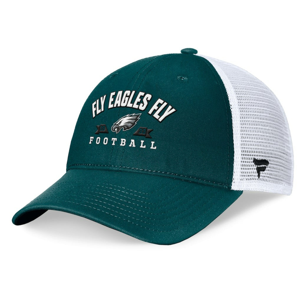 Philadelphia Eagles Timeout Trucker Adjustable Hat Midnight Green | Fanatics