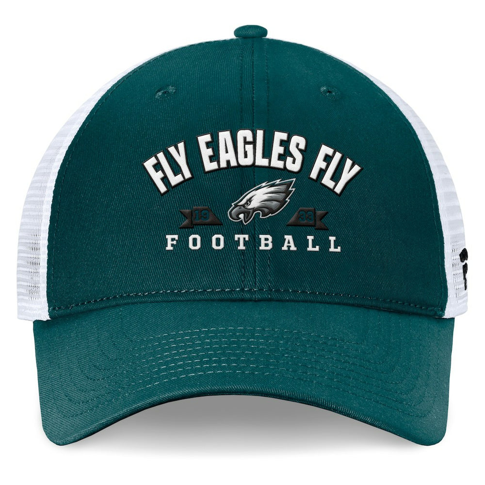 Philadelphia Eagles Timeout Trucker Adjustable Hat Midnight Green | Fanatics