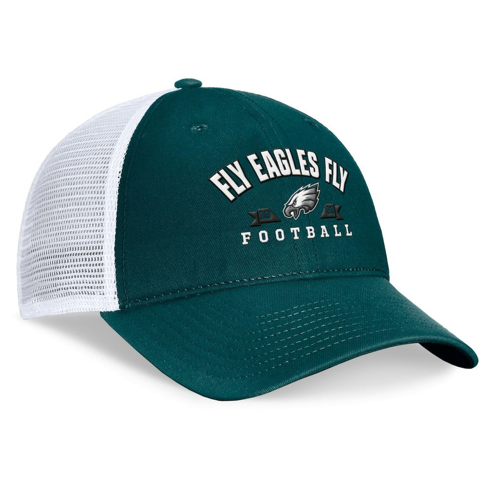 Philadelphia Eagles Timeout Trucker Adjustable Hat Midnight Green | Fanatics