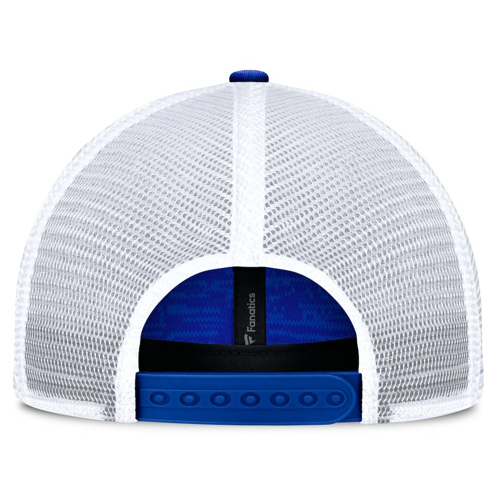 Los Angeles Rams Challenge Trucker Adjustable Hat Heather Royal | Fanatics