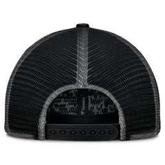 New Orleans Saints Challenge Trucker Adjustable Hat Heather Black | Fanatics