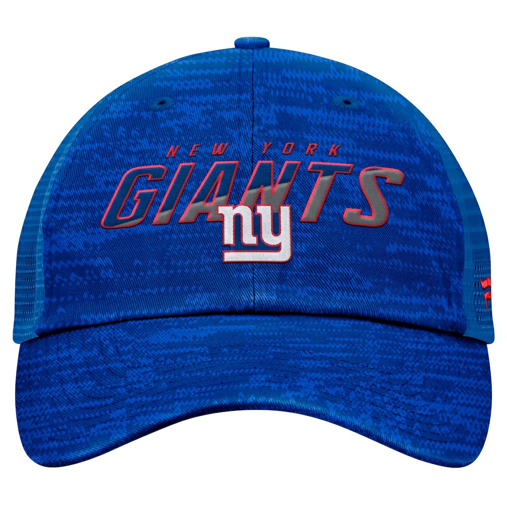 New York Giants Challenge Trucker Adjustable Hat Heather Royal | Fanatics