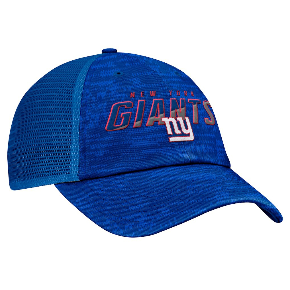 New York Giants Challenge Trucker Adjustable Hat Heather Royal | Fanatics