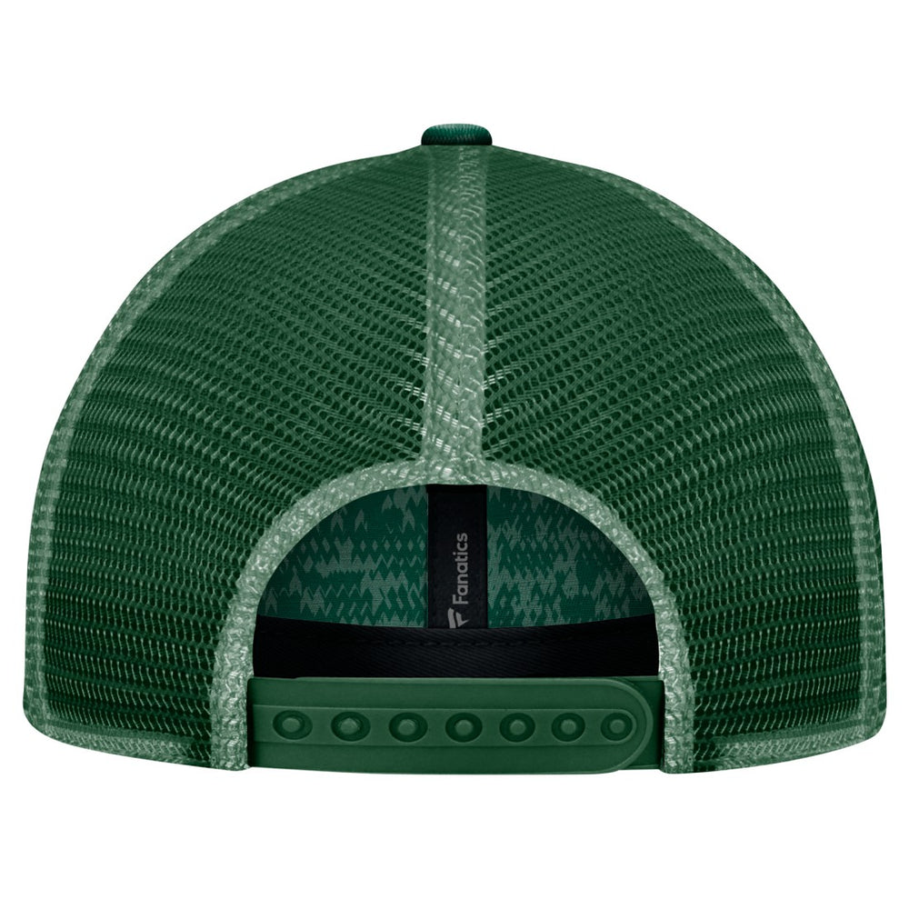 New York Jets Challenge Trucker Adjustable Hat Heather Green | Fanatics