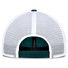 Philadelphia Eagles Challenge Trucker Adjustable Hat Heather Midnight Green | Fanatics