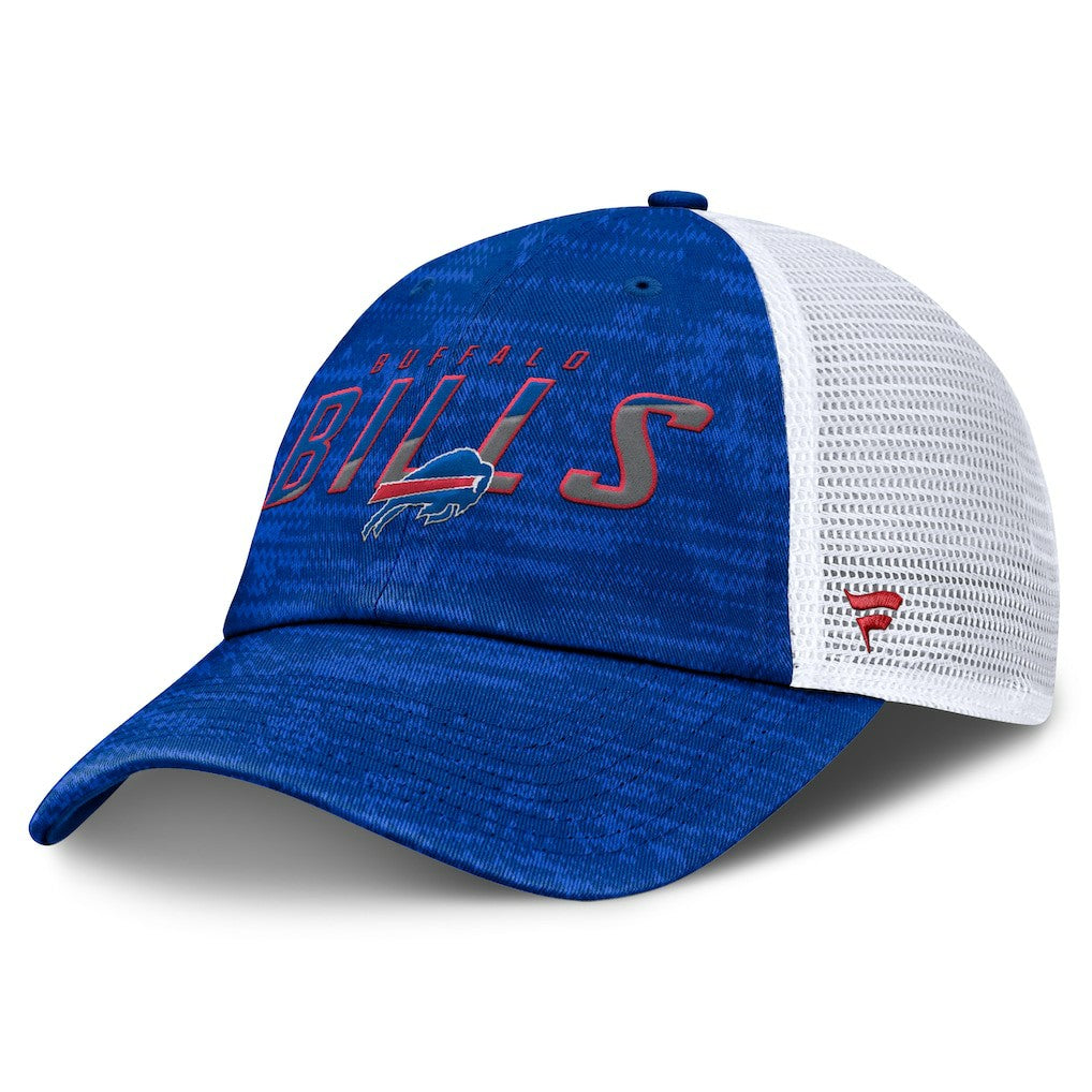 Buffalo Bills Challenge Trucker Adjustable Hat Heather Royal | Fanatics