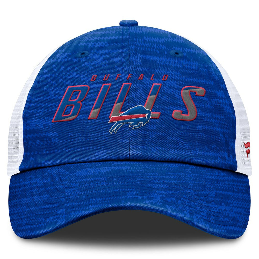 Buffalo Bills Challenge Trucker Adjustable Hat Heather Royal | Fanatics