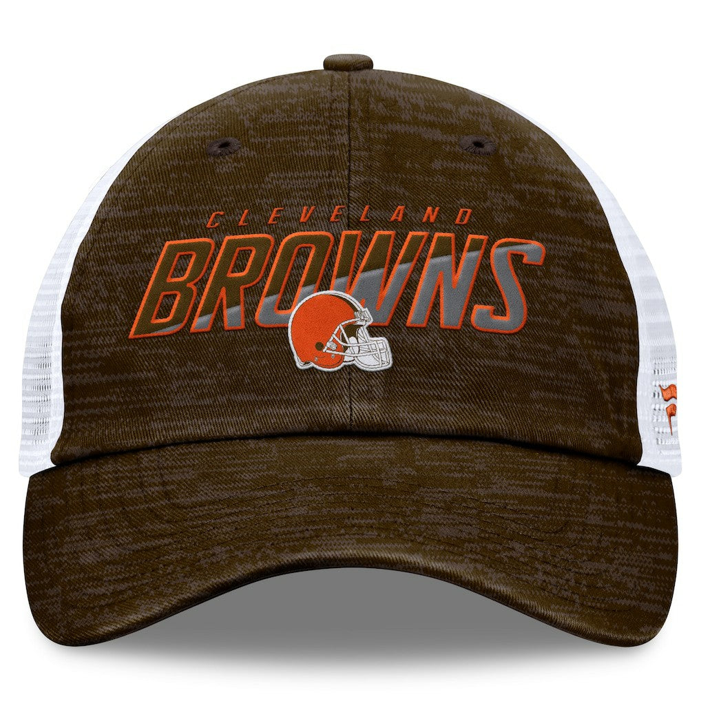 Cleveland Browns Challenge Trucker Adjustable Hat Brown | Fanatics