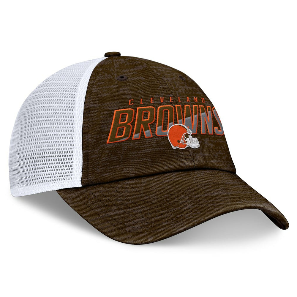 Cleveland Browns Challenge Trucker Adjustable Hat Brown | Fanatics