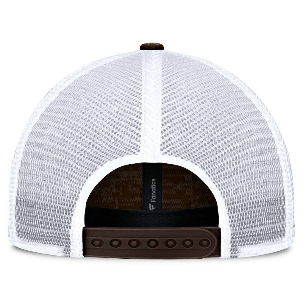 Cleveland Browns Challenge Trucker Adjustable Hat Brown | Fanatics