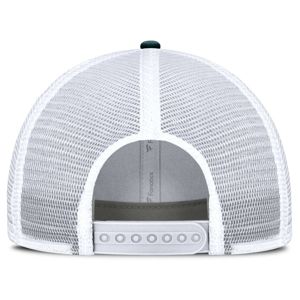 Philadelphia Eagles Flawless Stripe Adjustable Hat White/Midnight Green | Fanatics