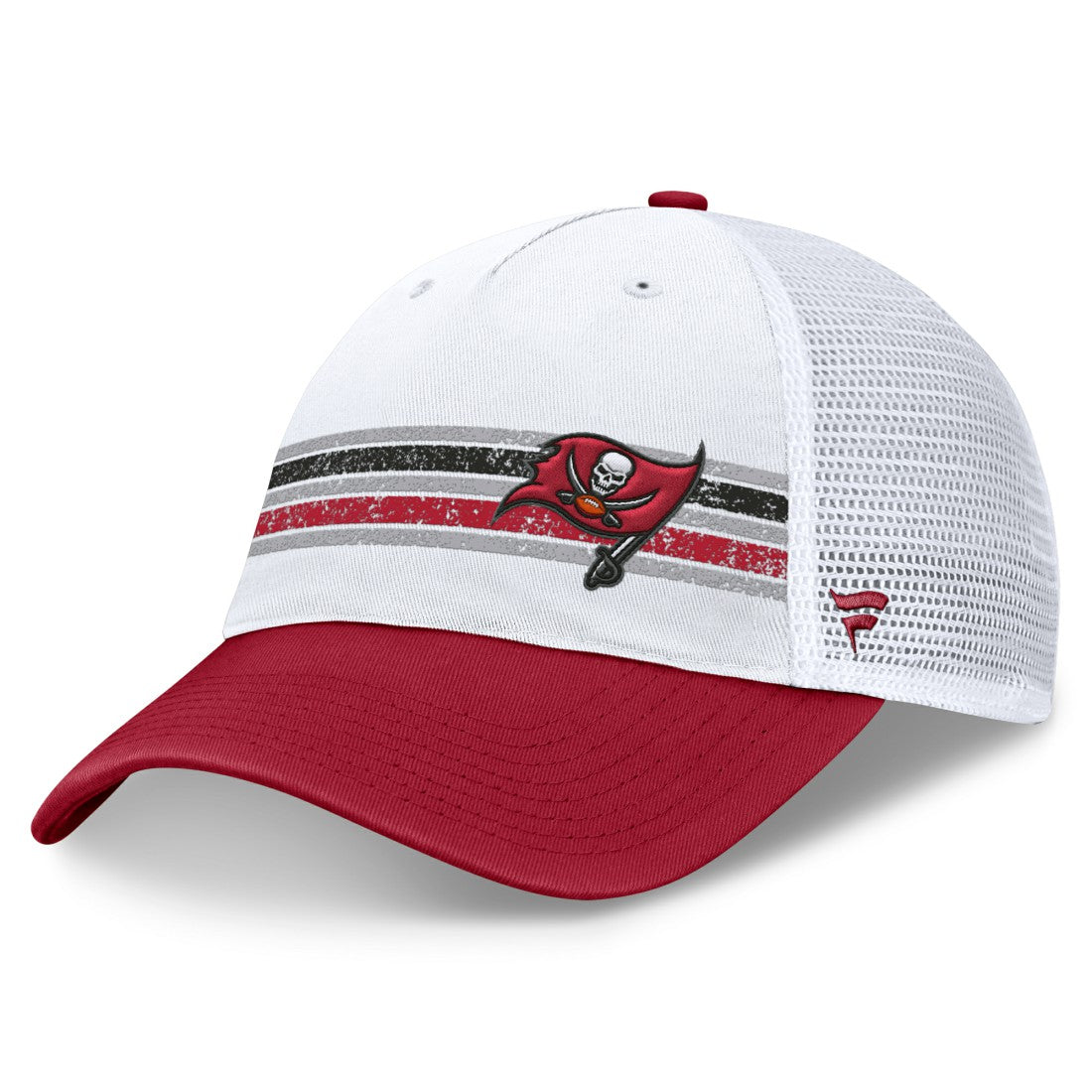Tampa Bay Buccaneers Flawless Stripe Adjustable Hat White/Red | Fanatics