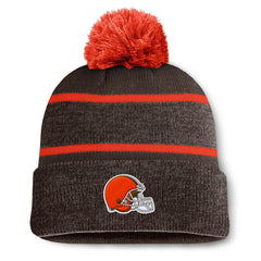 Cleveland Browns Holding Cuffed Knit Hat with Pom Brown | Fanatics