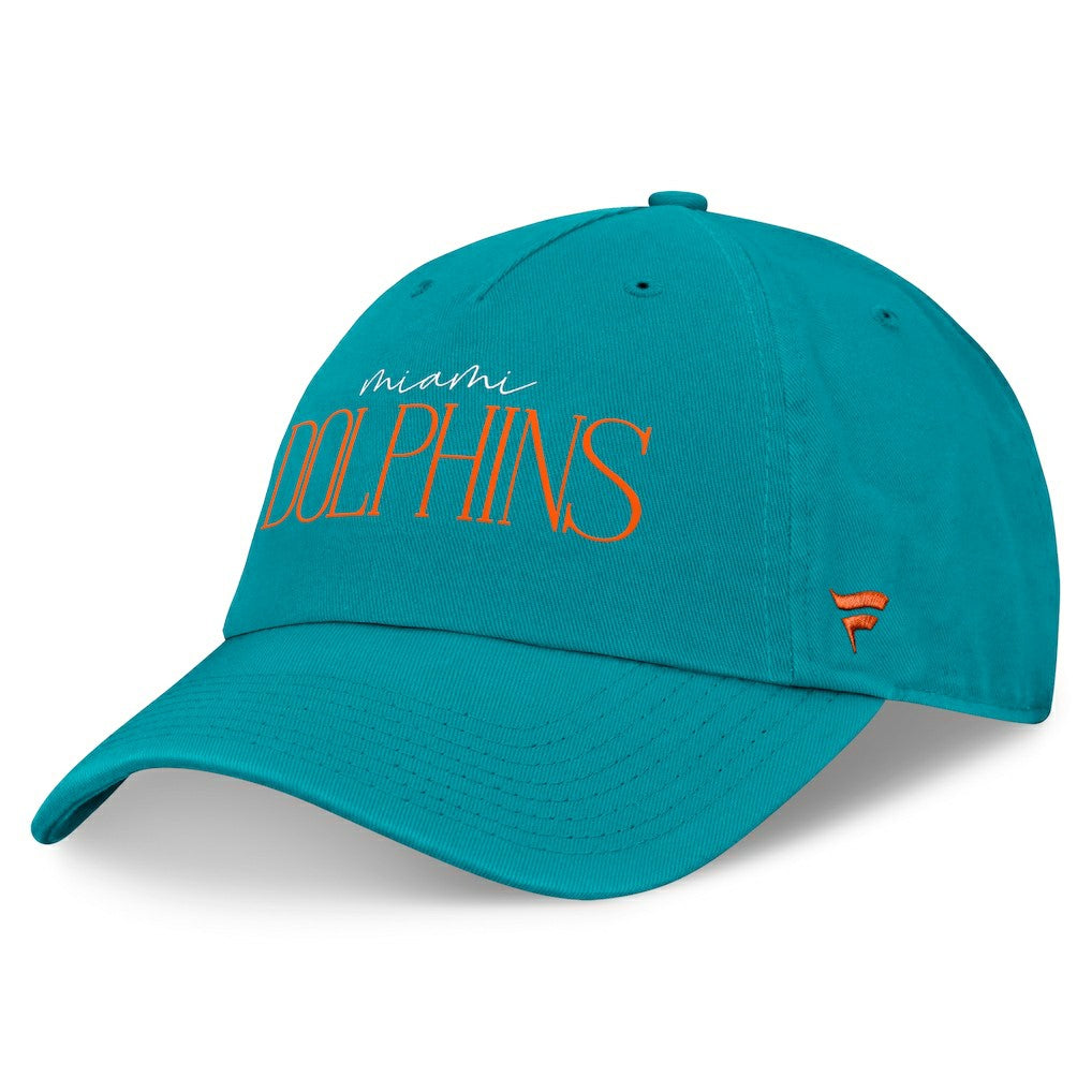 Miami Dolphins Women's Review Unstructured Adjustable Hat Aqua | Fanatics