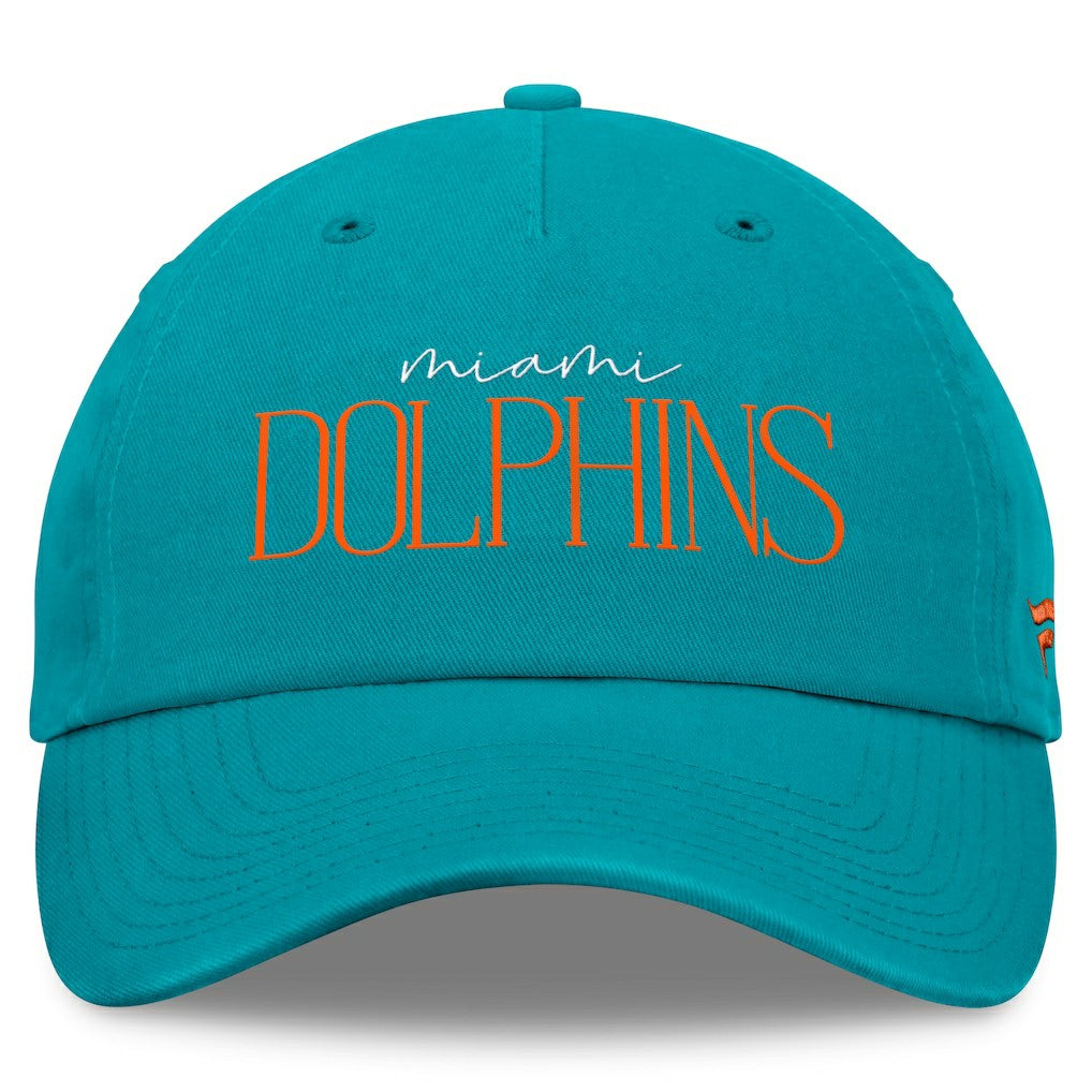 Miami Dolphins Women's Review Unstructured Adjustable Hat Aqua | Fanatics