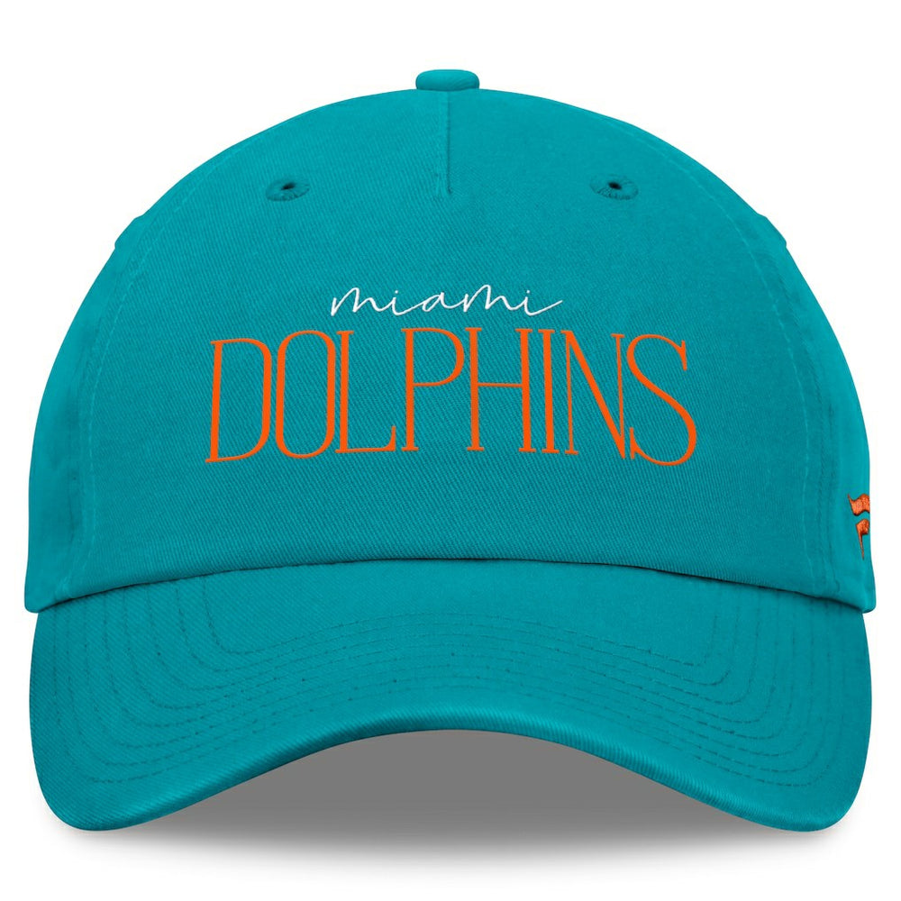 Miami Dolphins Women's Review Unstructured Adjustable Hat Aqua | Fanatics