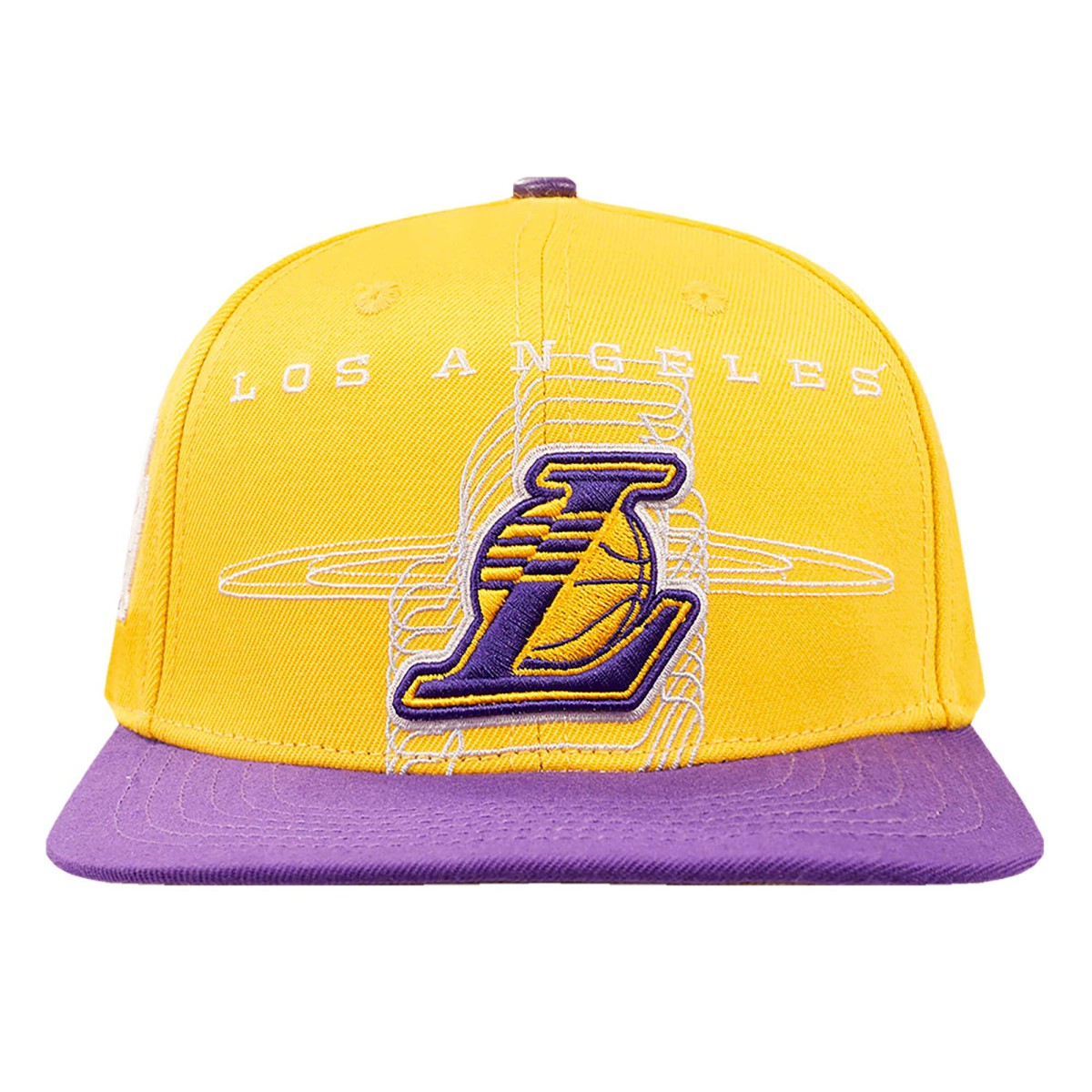 Los Angeles Lakers Pro Standard Logo Morph Snapback Hat Gold/Purple - NBA